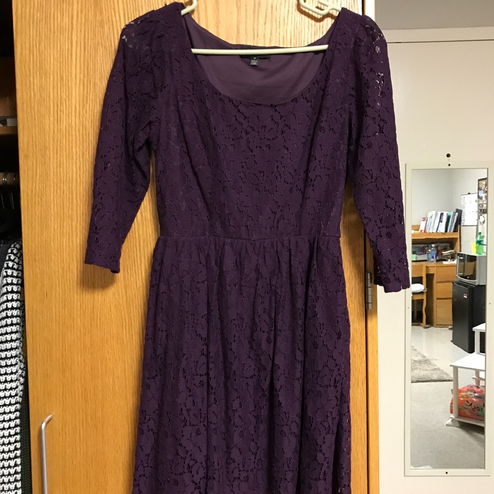 Purple Lace Dress